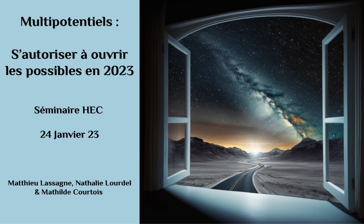 séminaire de coaching HEC Master coach Matthieu Lassagne et Nathalie Lourdel directrice de l'école de coaching professionnel EAR