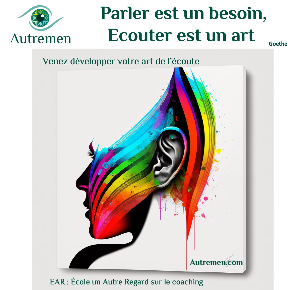 le coaching l'art d'écouter son client pour lui permettre d’être vraiment entendu et ainsi lui permettre de revitaliser son parcours professionnel de prendre du recul