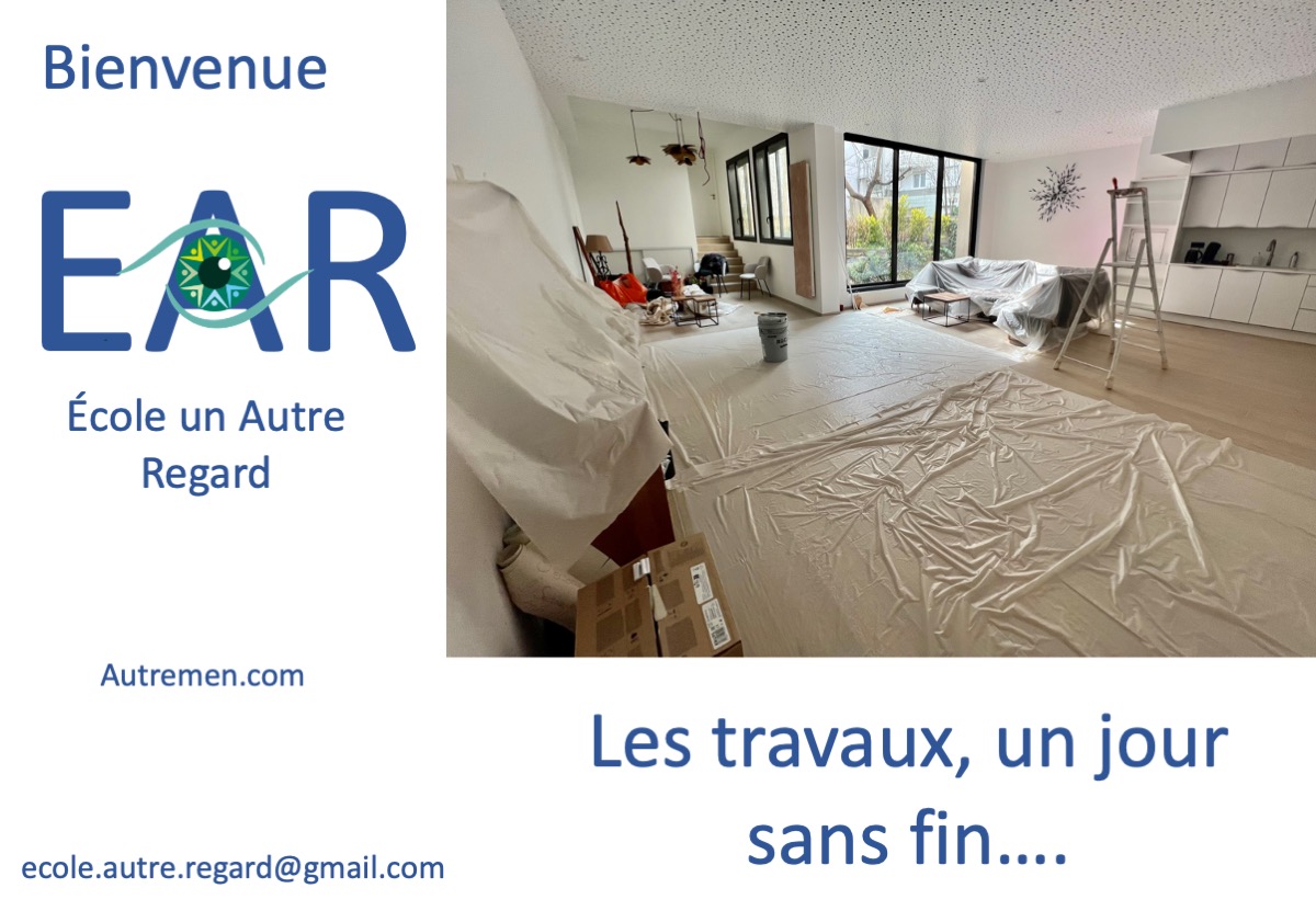 la salle de formation de l'école EAR en travaux
