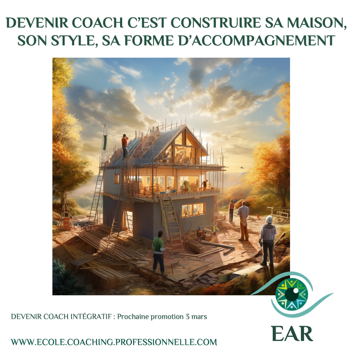 EAR école un autre regard, une pédagogie unique vous chercher la meilleure école de coaching a Paris ? c'est EAR une pédagogie structurée pour des coach professionnel