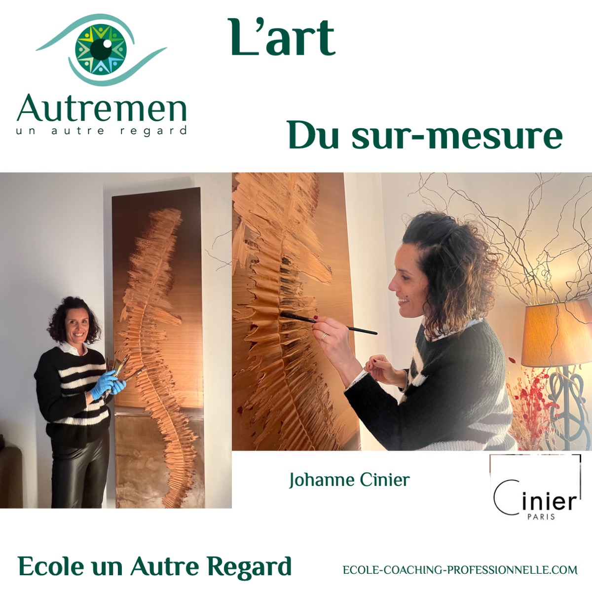 Pour moi le coaching est aussi un art. L’art de l’écoute, de l’ajustement à l’autre Voilà poire quoi c’est si important que ces lieux de formation soit aussi à l’image du métier : ouvert sur un jardin, designés sur mesure, chaleureux et pas uniquement car il y a des radiateurs œuvre d’art ;-)