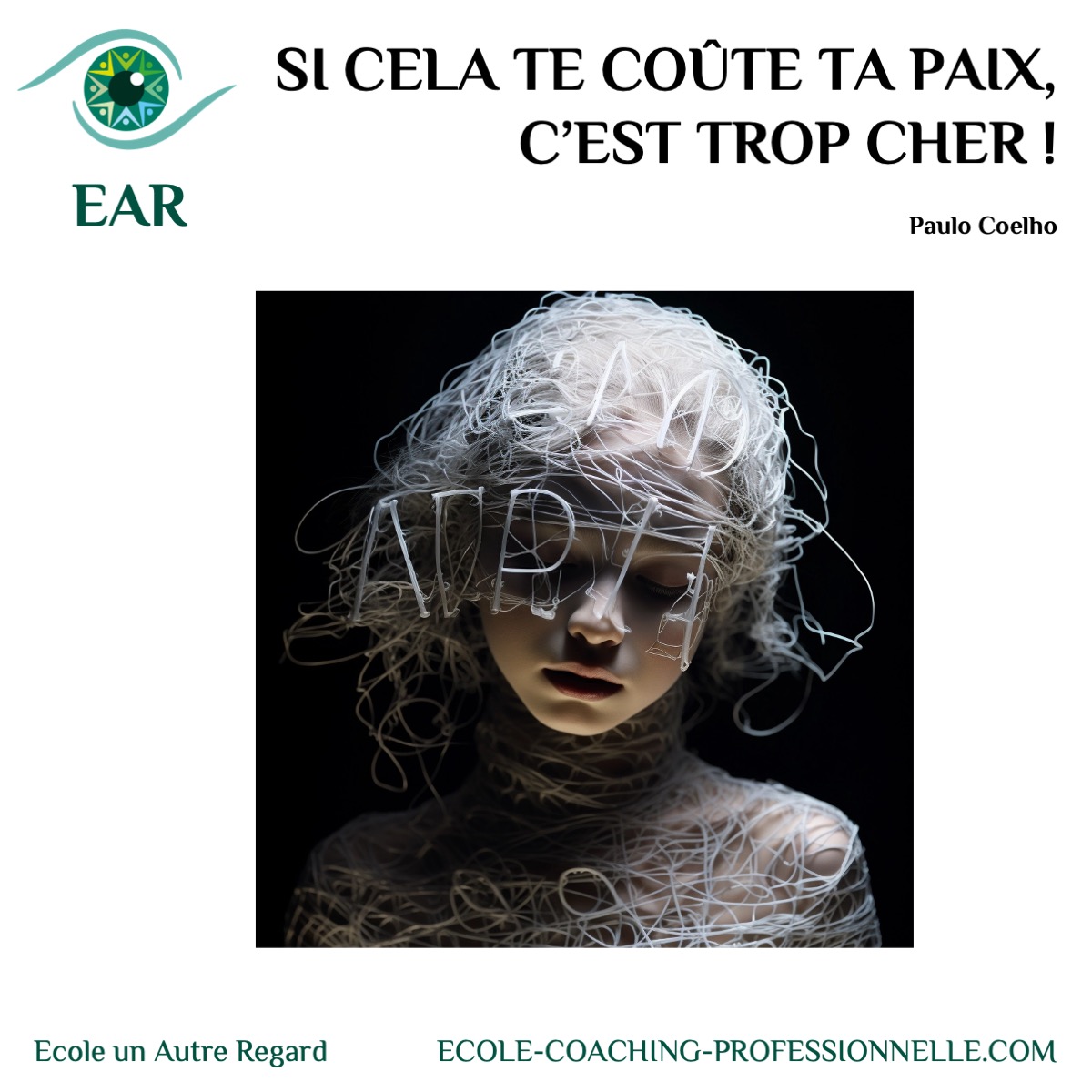 le coaching professionnel pour aller vers la sécurité ontologique, une paix intérieure une harmonisation cours coeur cerveau