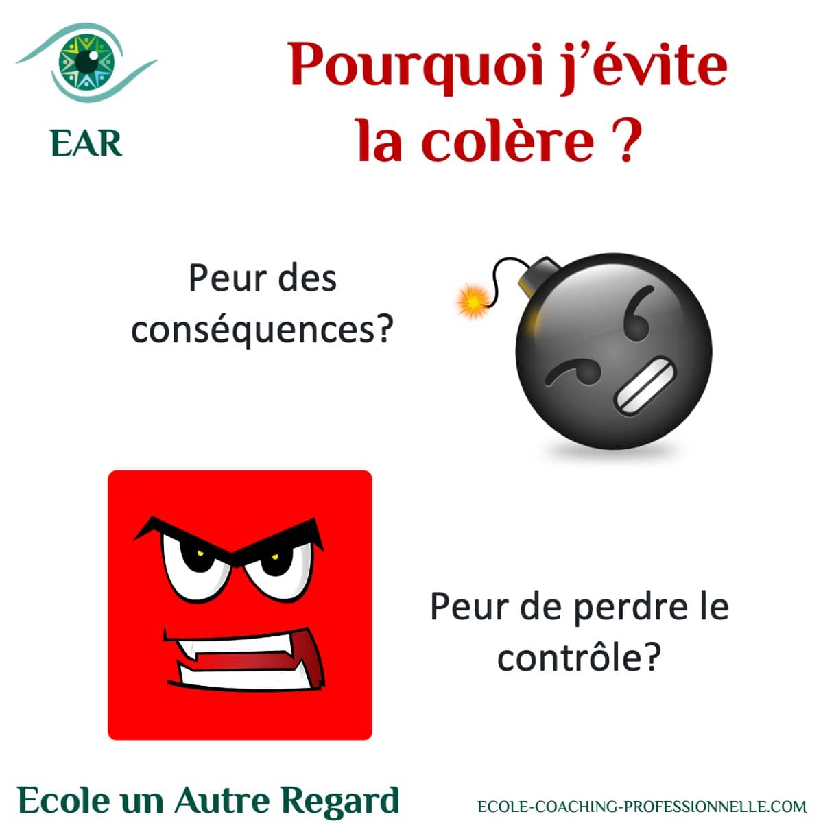 EAR le coaching intégratif pour mieux gérer les émotions et la colère pourquoi j'évite la colère