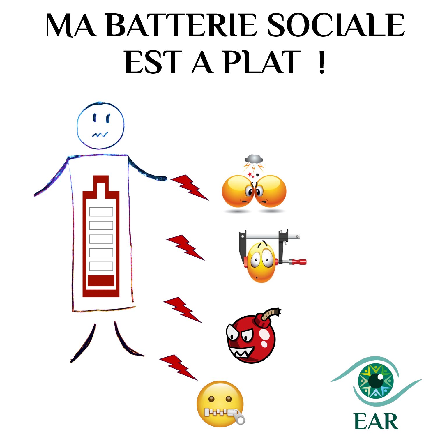 Ma batterie sociale est à plat !